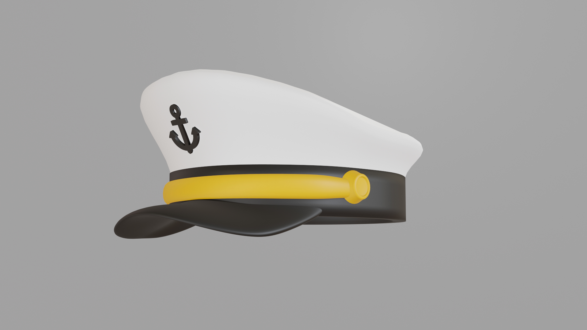 Captain Hat 3D model