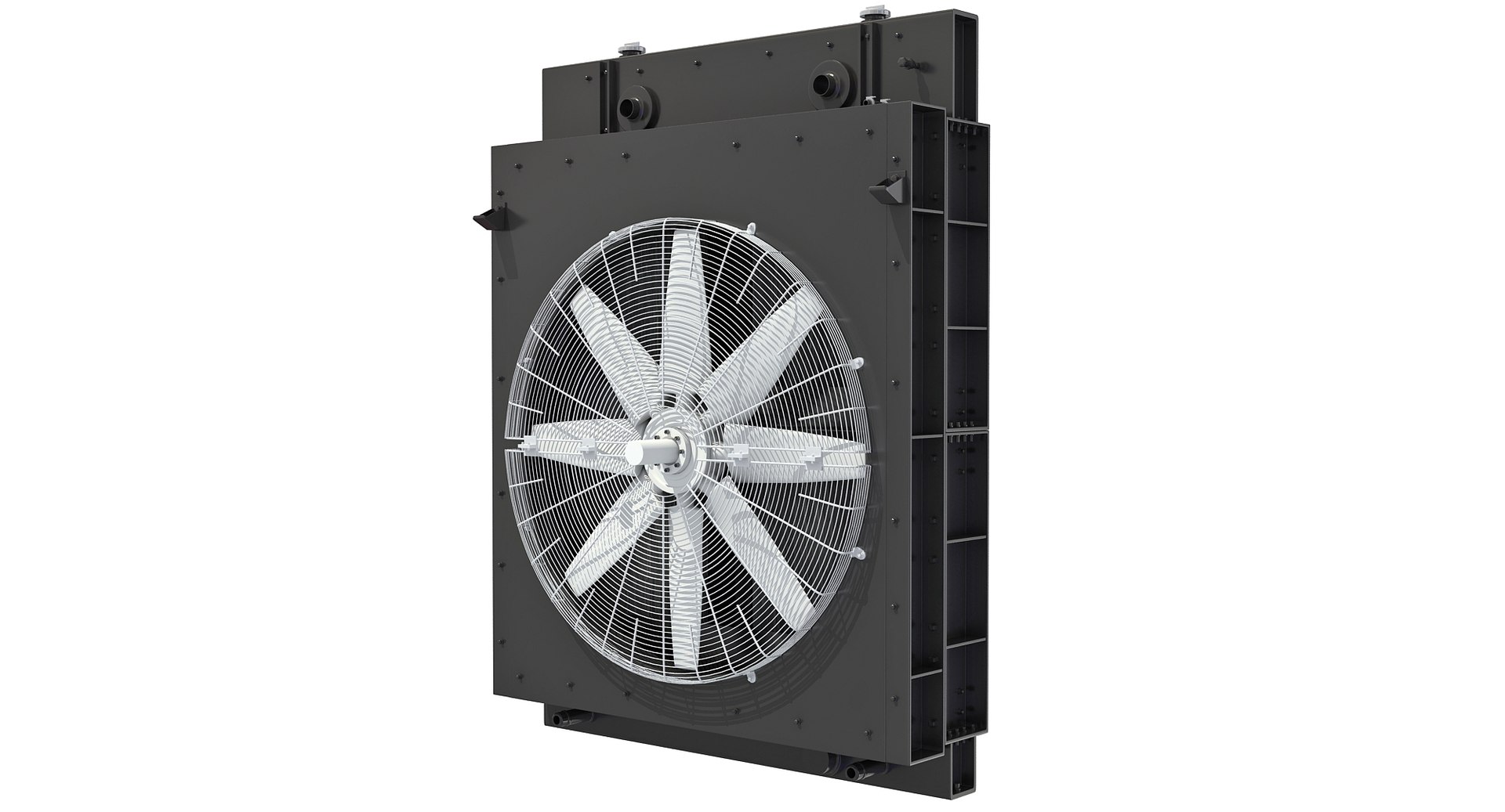 3d Max Engine Cooling Radiator