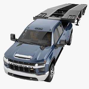 3D Chevrolet Silverado 3500 HD 2021 11