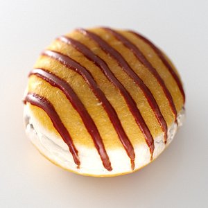 3D pastry doughnut model