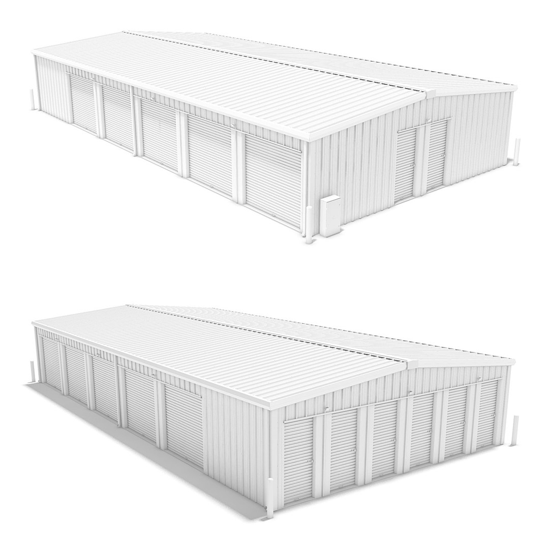 3d Self Storage Units Model