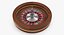 3D roulette wheel model