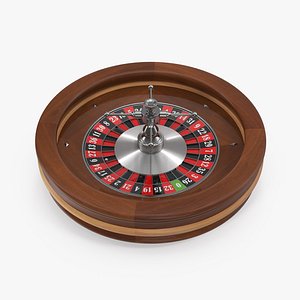 3D roulette wheel model