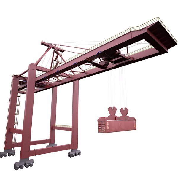 3D crane container model