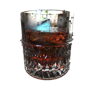 3D Whiskey glass model