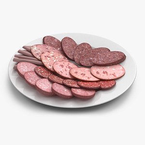 Assorted Sausages on Plate
