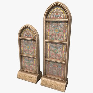 Stained Glass Church Window Medieval Gothic Mosaic