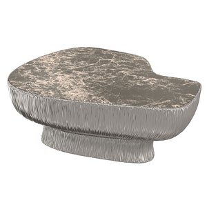 Edizione Limitata by Simone Fanciullacci    Giava V2 Irregular Breccia Paradiso Marble  Metal Coffe 3D model