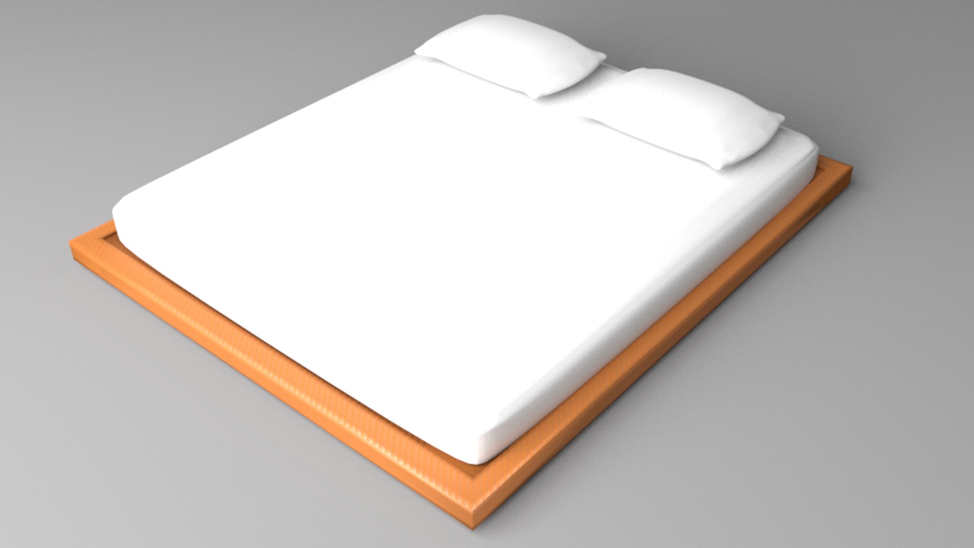 Futon Bed Model - TurboSquid 1550781