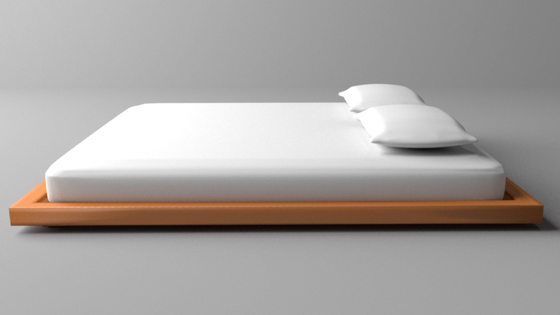Futon Bed Model - TurboSquid 1550781