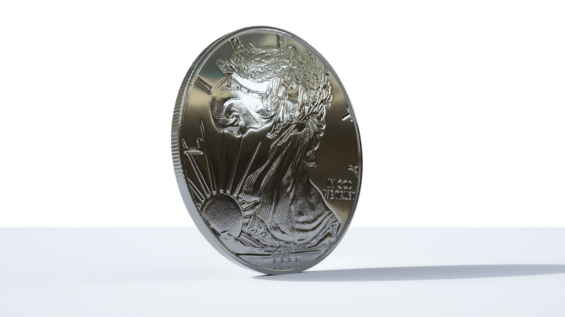 Silver Eagle Coin model https://p.turbosquid.com/ts-thumb/Yl/j5P0wi/Ep/eagle_023/jpg/1619967556/1920x1080/fit_q87/ad9ab8a28f85b250ca1d8d567b9e600776c12d49/eagle_023.jpg