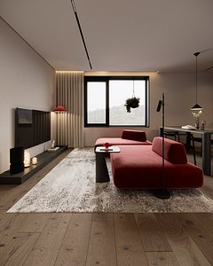 APARTMENT INTERIOR  BERRYBLEND 3D model