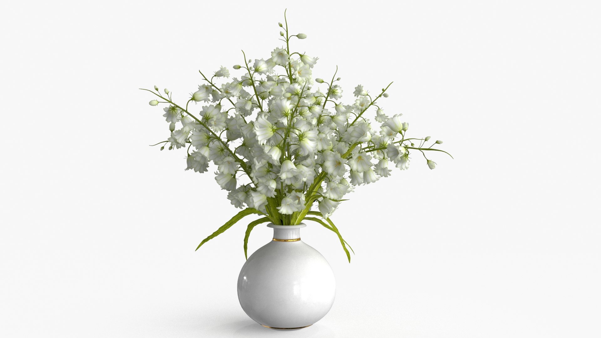 3D Campanula Bouquet - TurboSquid 1978877