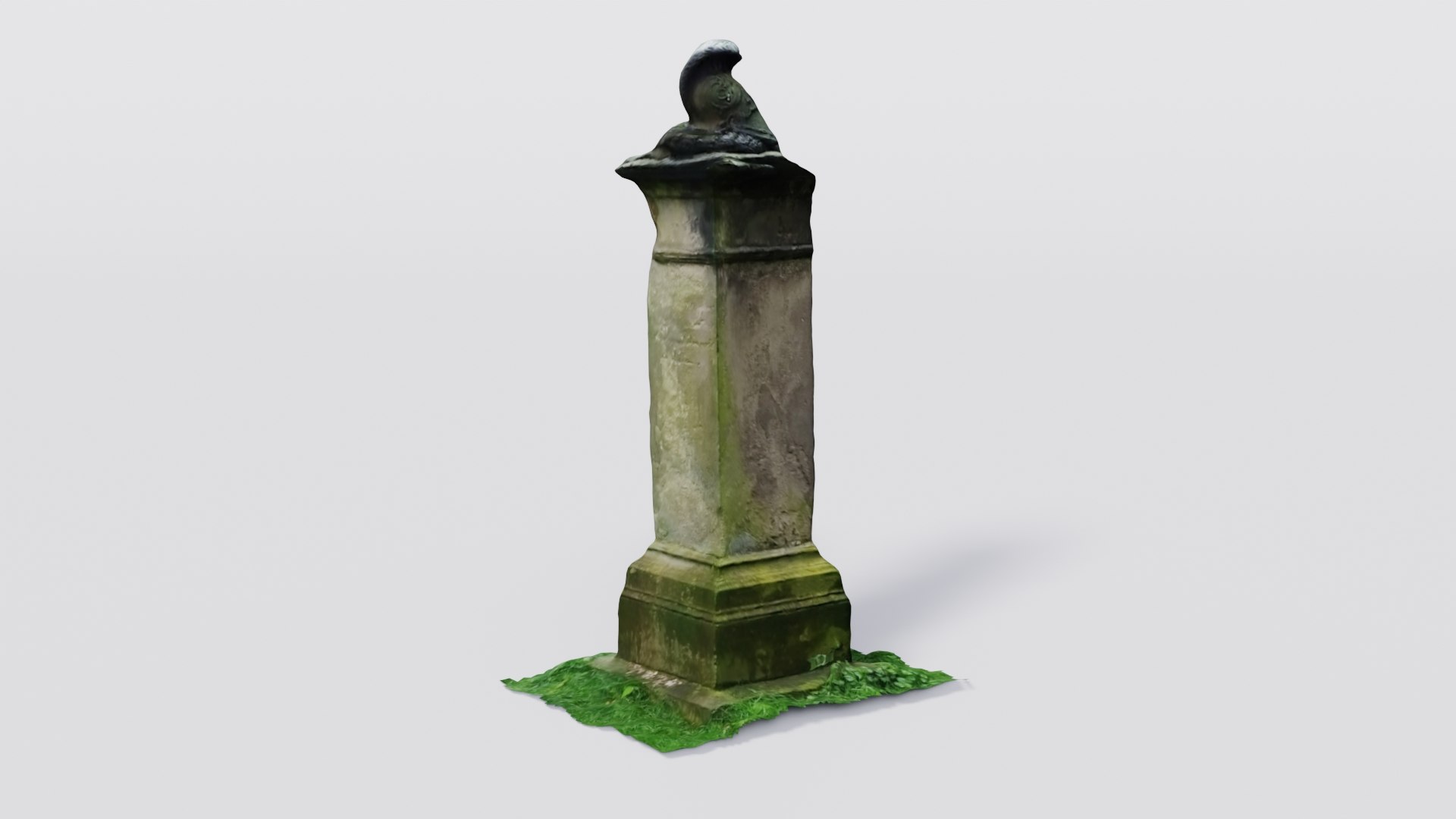 3D Tombstone With A Helmet - TurboSquid 2095581