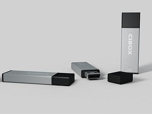 realistic pendrive 3d 3ds