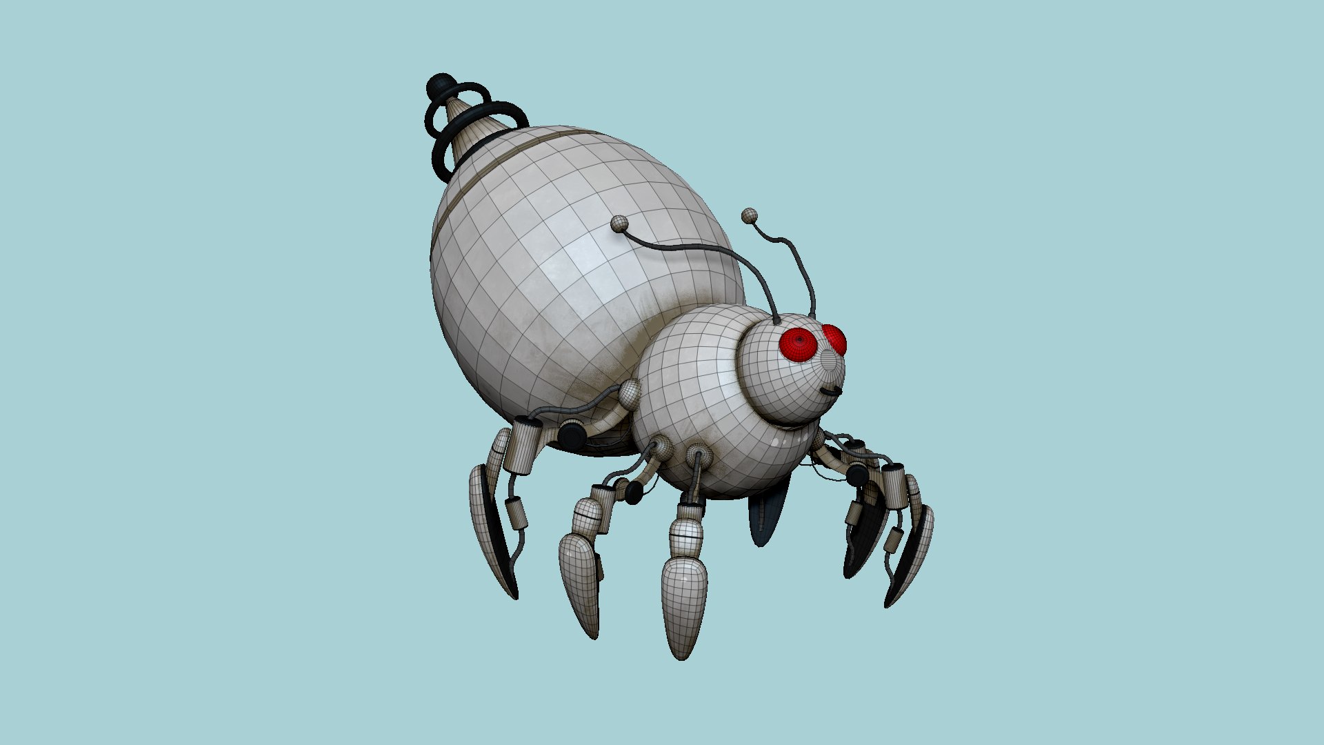 3D Cute Robot E03 White Dirt - SciFi Character Design https://p.turbosquid.com/ts-thumb/Yl/sTCpcu/Dx/r3wire/png/1648486520/1920x1080/fit_q87/1c664d9bfb94d05d20c6d2cda2fdf0ce039c5474/r3wire.jpg
