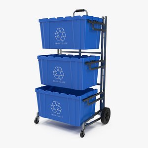 Frontgate Recycling Cart with Bins