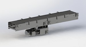 3D cold rolled sheet conveyor model