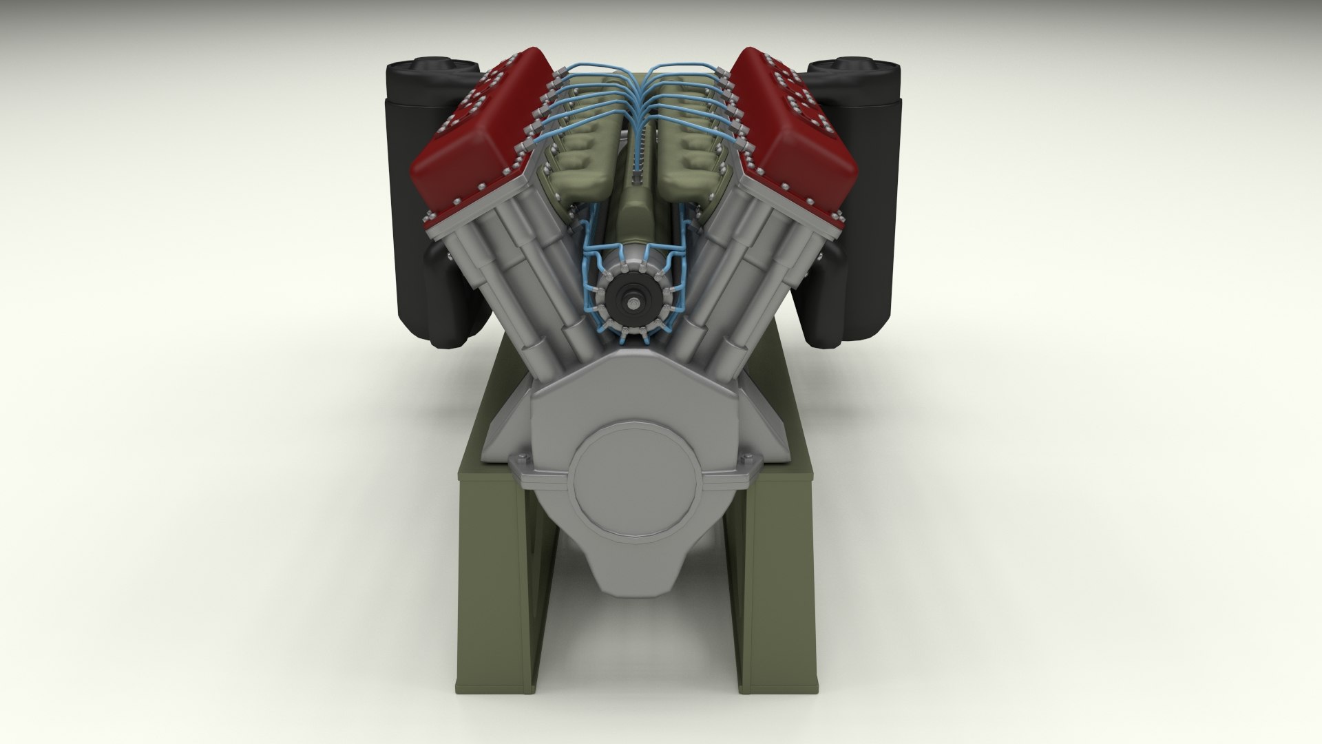 modelo 3d T-34 Motor y Transmisión - TurboSquid 992476