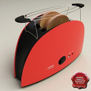 toaster bosch 3d model