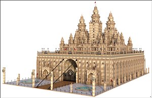 castle fantasy 3D model