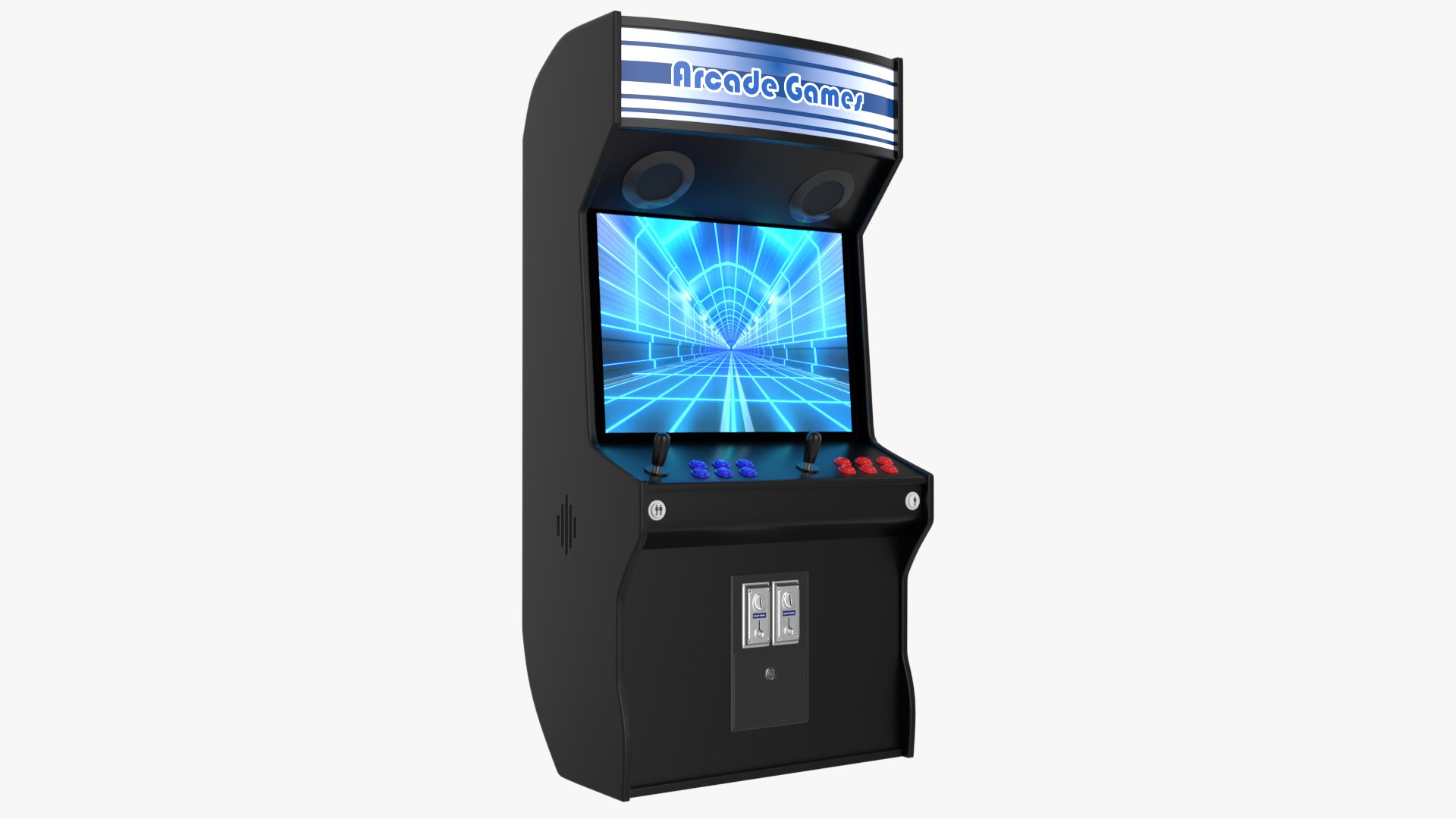 Modern Games Arcade Machine 3D Model - TurboSquid 2193201