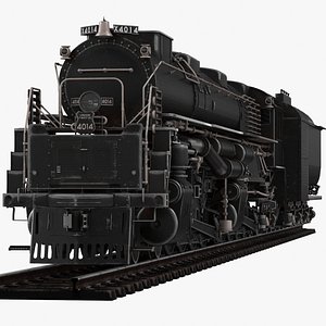 locomotive old 3D model