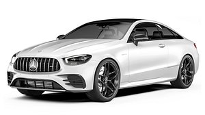 3D Mercedes-Benz E53 AMG Coupe 2021