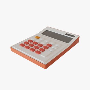 3D model Calculator Minimal 3D illustration