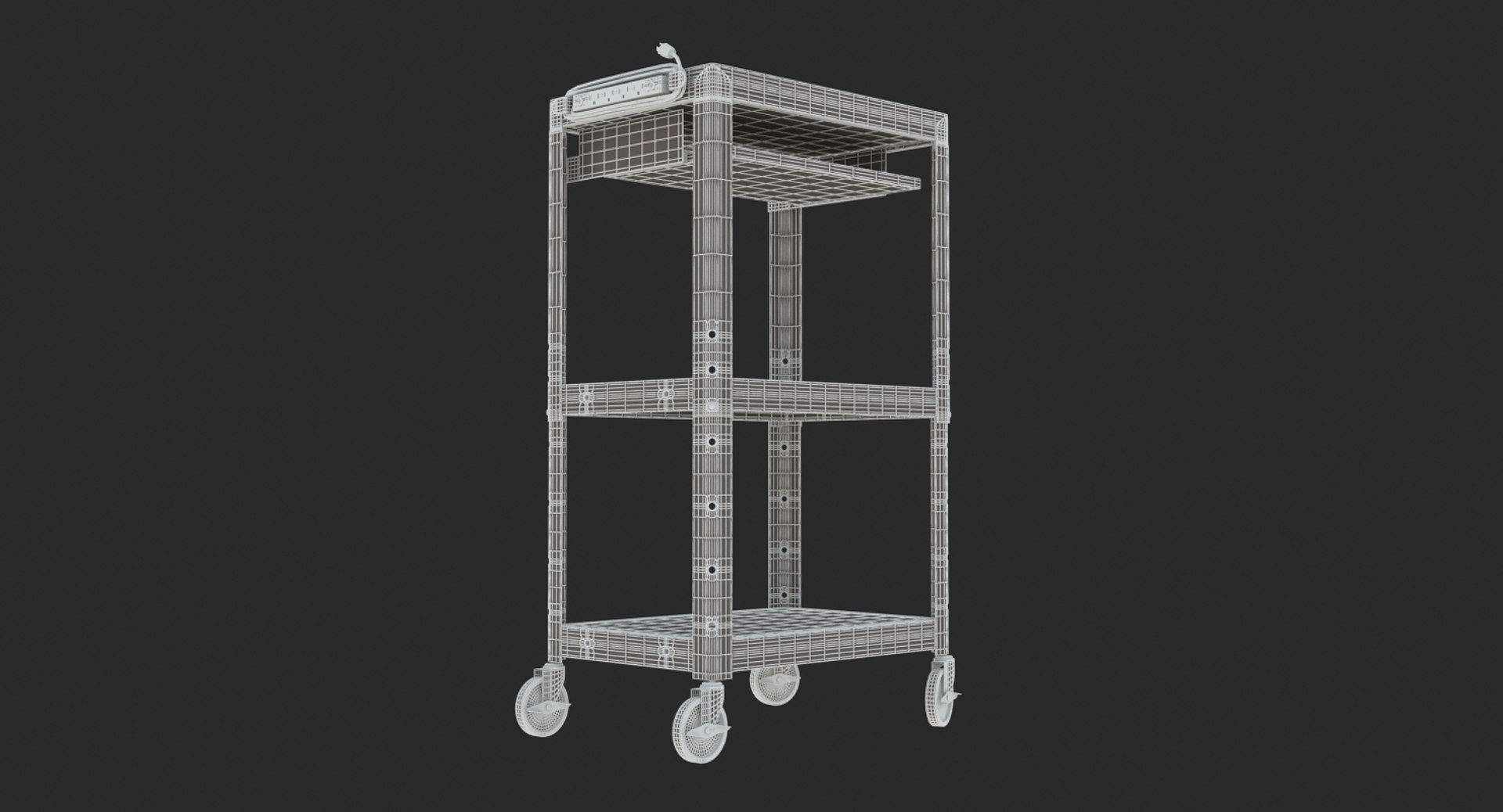 3D Mobile Computer Cart Model - TurboSquid 1335850