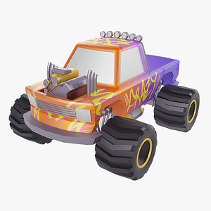 Lowpoly Monster Truck
