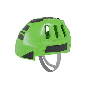 3D Climbing  Safety Helmet Low Poly model