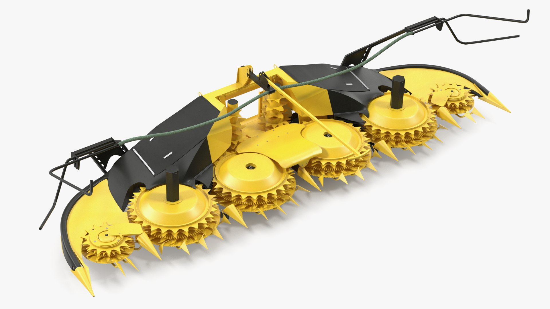 New Holland 750BFI Rotary Corn Head New Rigged 3D model preview