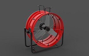 Industrial fan 3D model 3D