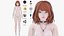 Lingerie clothes 0018 - Rig - UE5 - Unity - Blender - Animated - Realistic Female Character