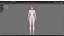 Lingerie clothes 0018 - Rig - UE5 - Unity - Blender - Animated - Realistic Female Character