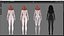 Lingerie clothes 0018 - Rig - UE5 - Unity - Blender - Animated - Realistic Female Character