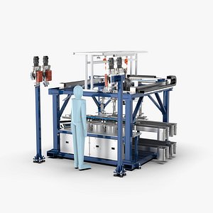 3D Automatic Battery Cells Glue Dispensing Station