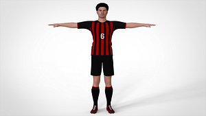 Soccer Player 08 3D model