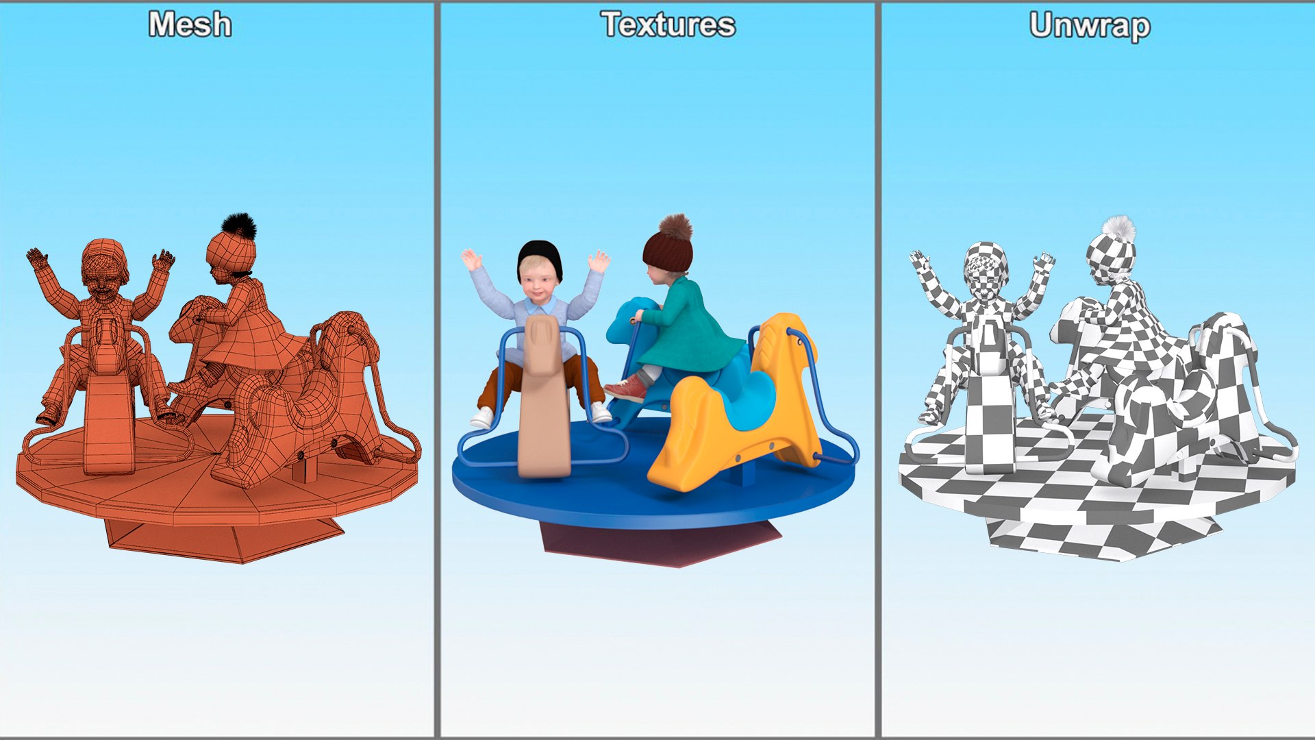 3D Little Children on Carousel https://p.turbosquid.com/ts-thumb/Ym/WGEHwi/2R/littlechildrenoncarouselmb3dmodel012/jpg/1729189824/1920x1080/fit_q87/305373587d30573cabd210b7f39408e481d14eb4/littlechildrenoncarouselmb3dmodel012.jpg
