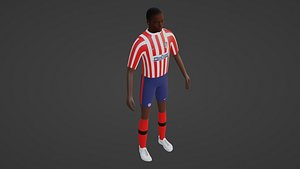 Soccer Player - Atletico Madrid model