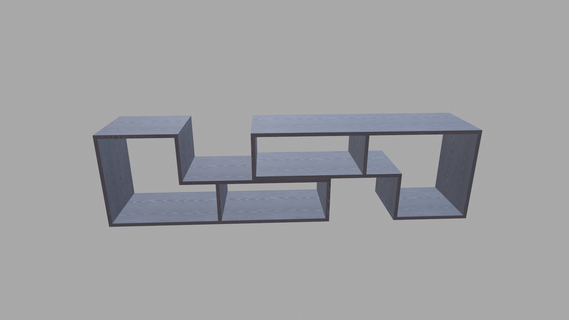 3D Grey Wooden Rack Model - TurboSquid 2037231