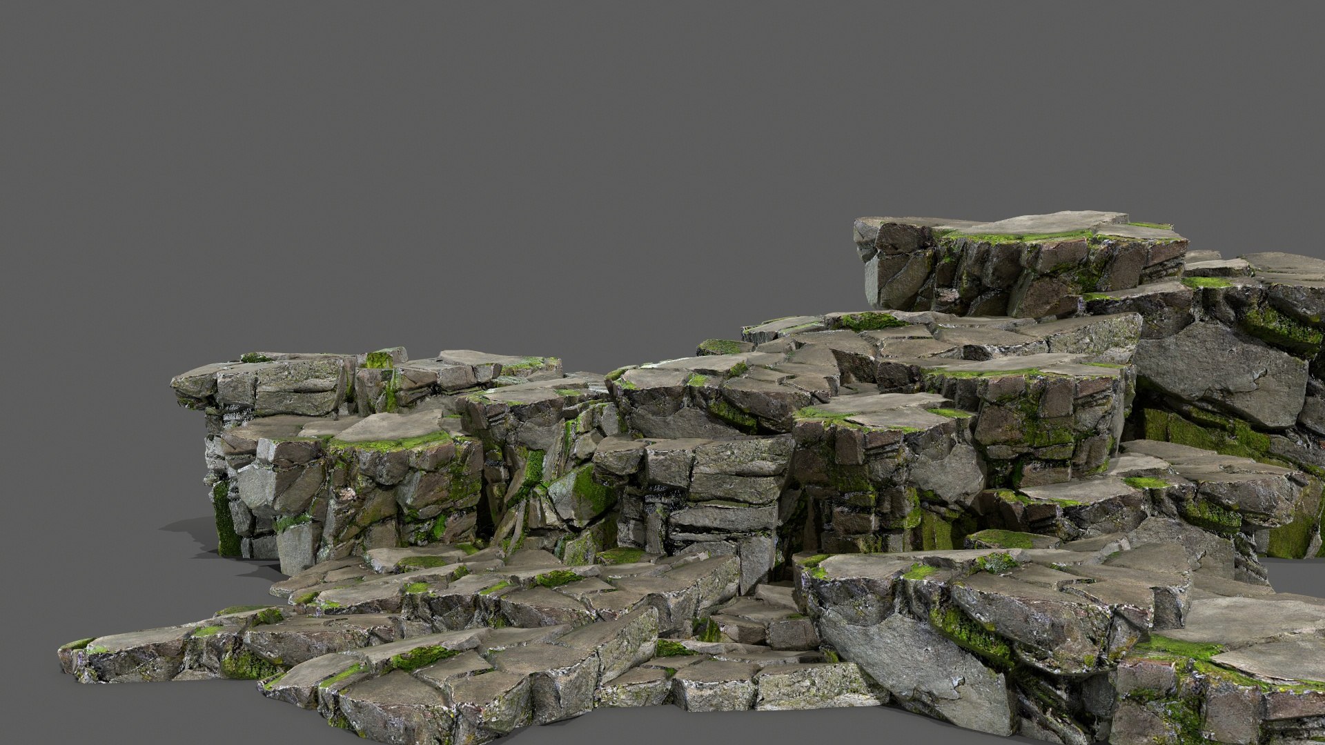 Cliff Rocks 3D - TurboSquid 2216414