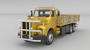 1975 Generic Truck Bed 3D model