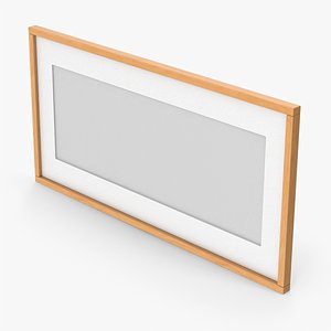 Wooden Wall Picture Frame 3D model