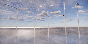 3D Street Light with Traffic-A1