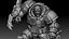 Orc 01 Armored Orc Warrior with Chainsword - 3D Print Model