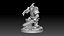 Orc 01 Armored Orc Warrior with Chainsword - 3D Print Model