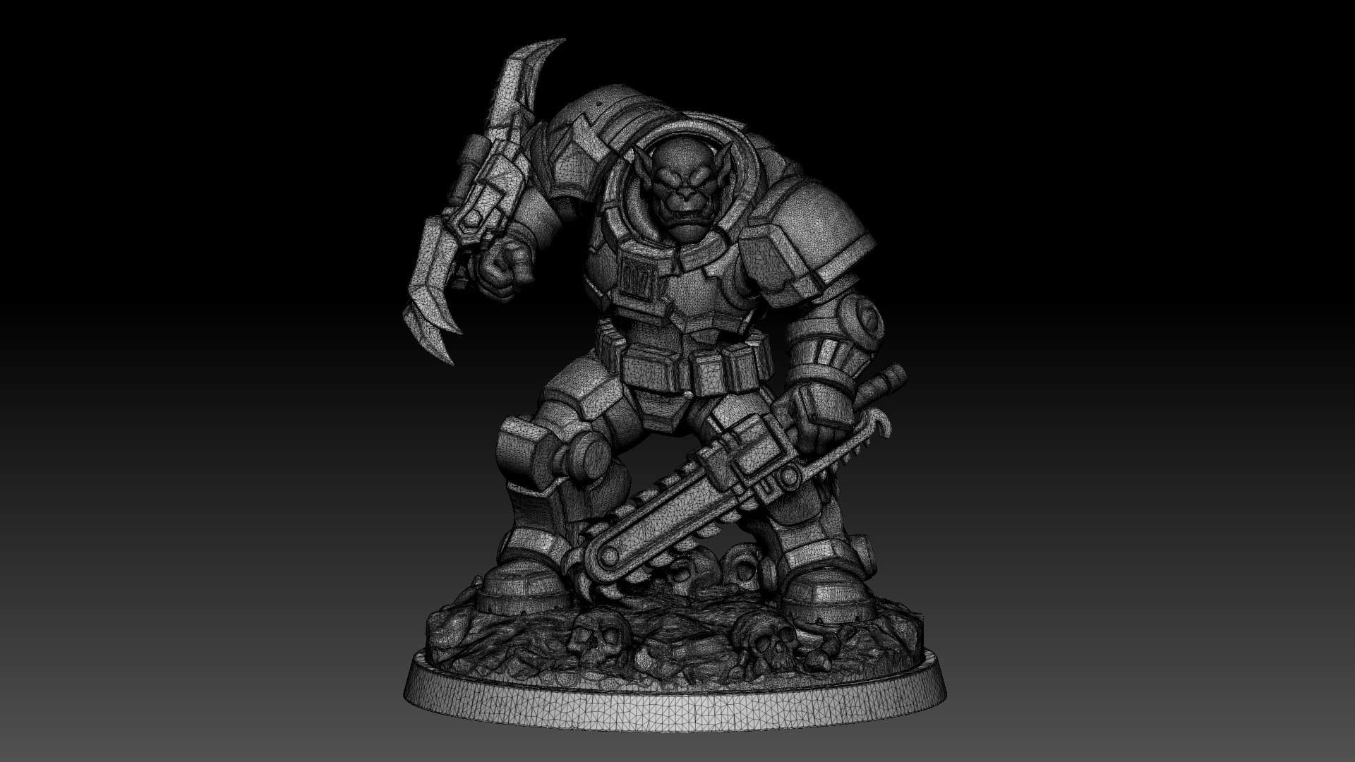 Orc 01 Armored Orc Warrior with Chainsword - 3D Print Model 3D model https://p.turbosquid.com/ts-thumb/Ym/riS6wt/sT/orc_006_wire/jpg/1791247016/1920x1080/fit_q87/f4fba4c1efa28a9e568534e61f87ef9f3bf95f77/orc_006_wire.jpg