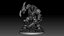 Orc 01 Armored Orc Warrior with Chainsword - 3D Print Model